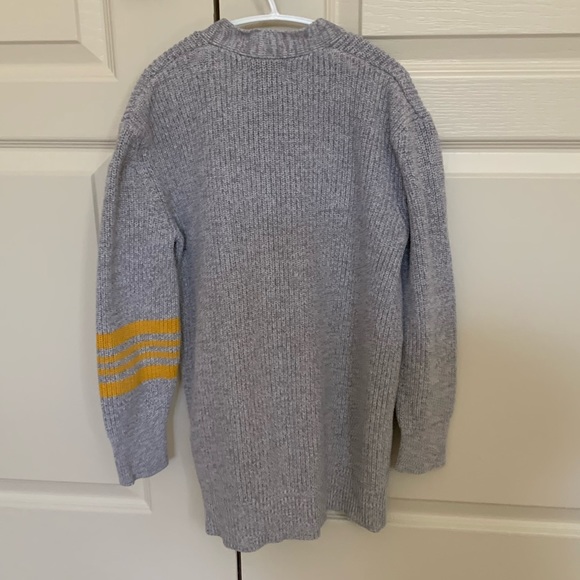 Kids Old Navy Grey Cardigan Sweater - Picture 2 of 3